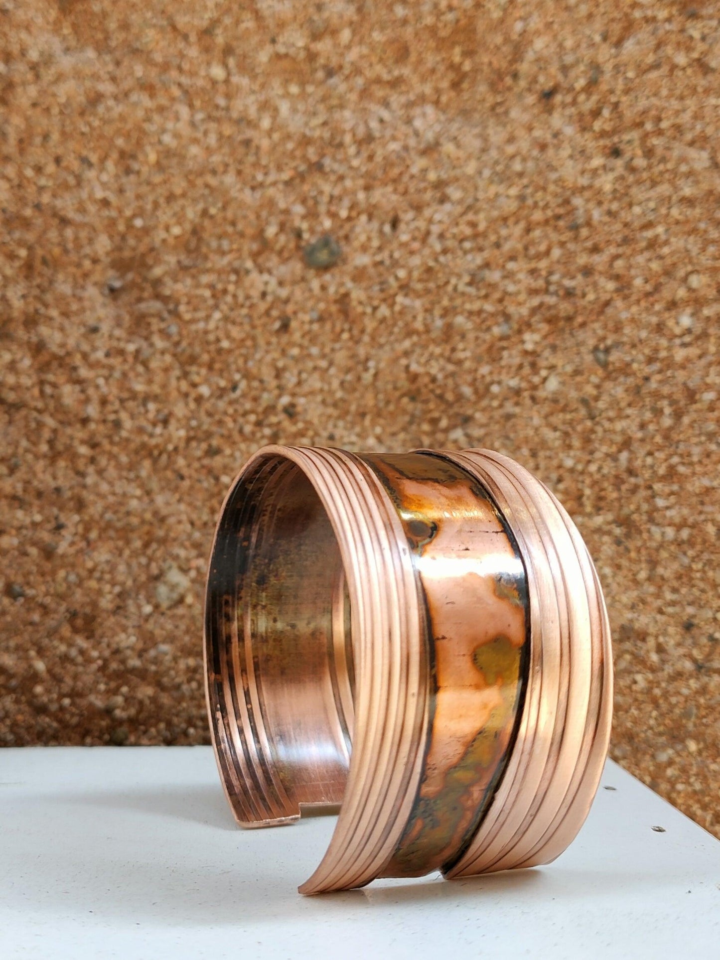 Brazalete de cobre - Amparo Valencia Joyas