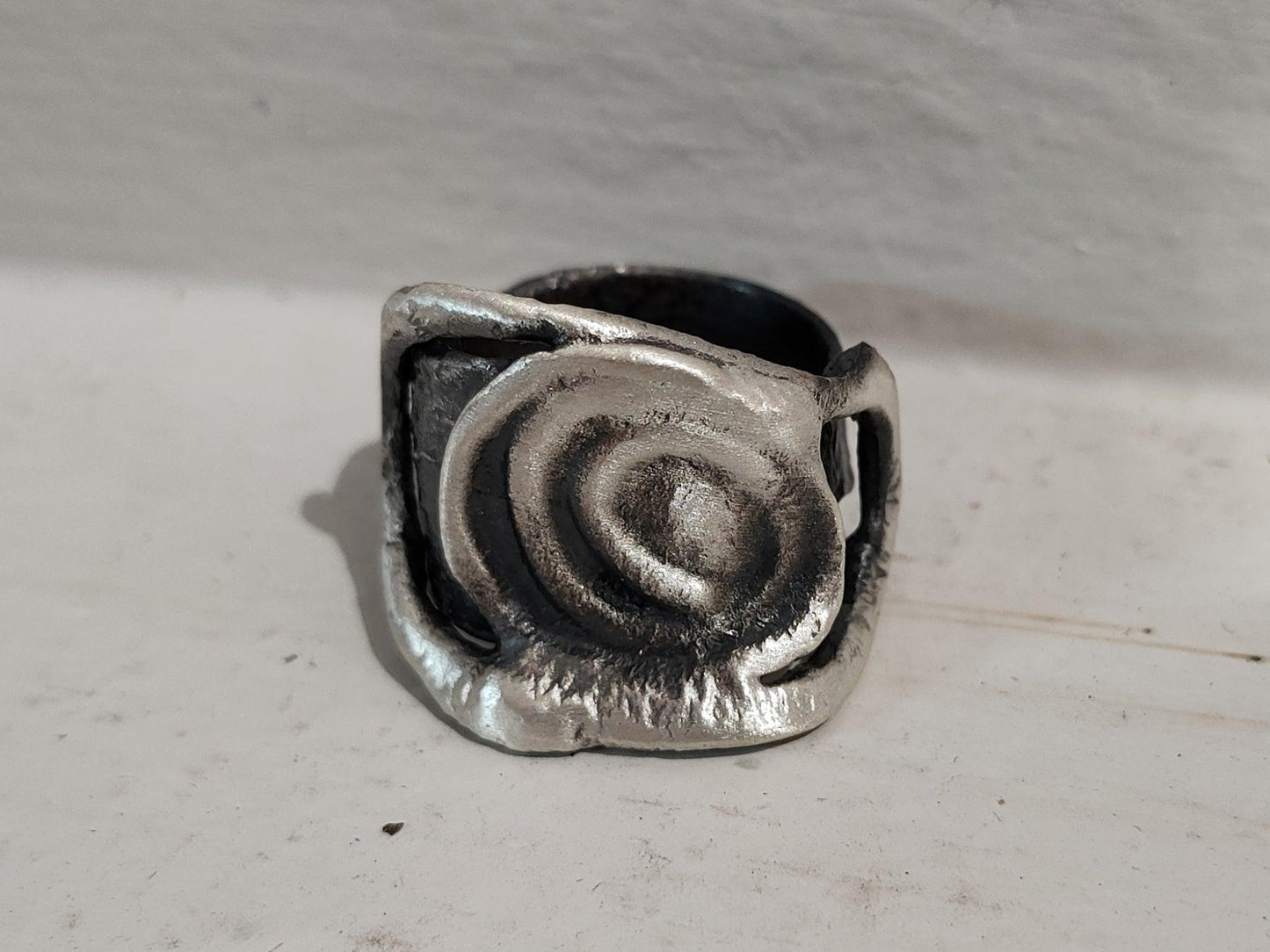 unique silver ring