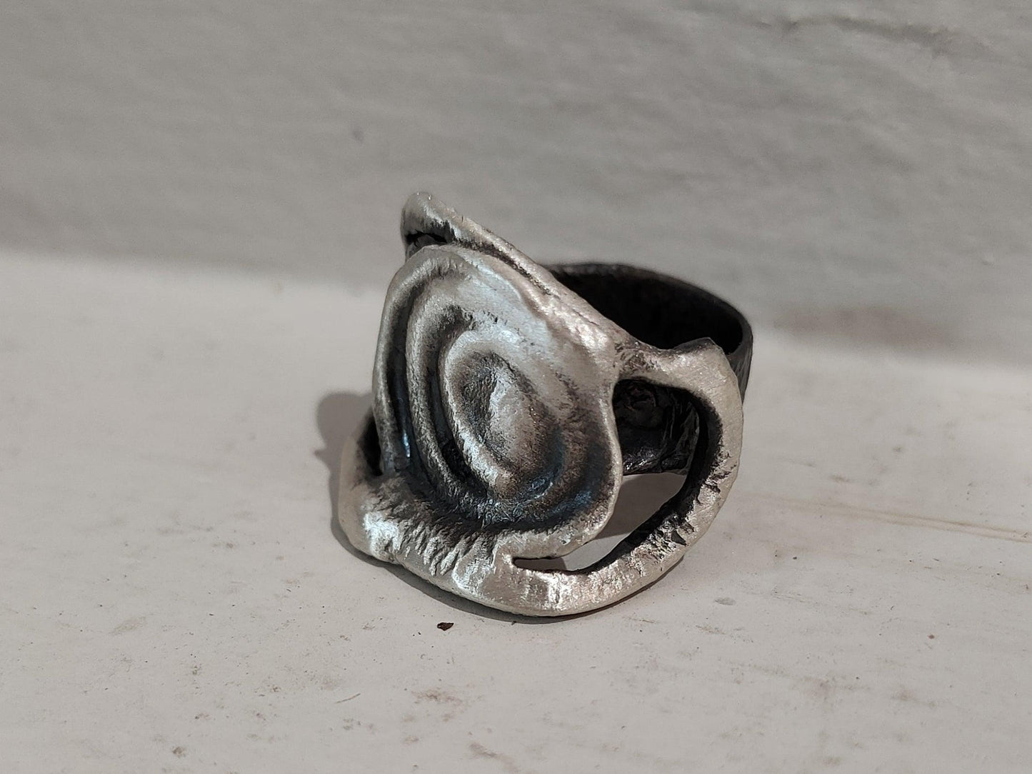 Anillo de plata único - Amparo Valencia Joyas