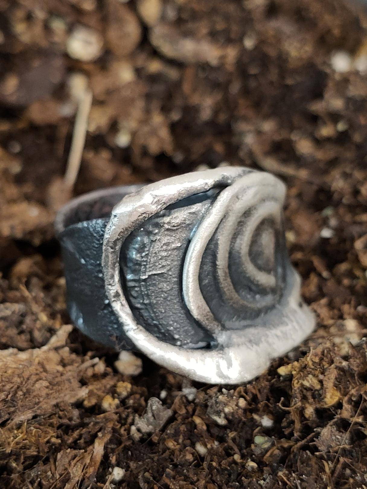Anillo de plata único - Amparo Valencia Joyas